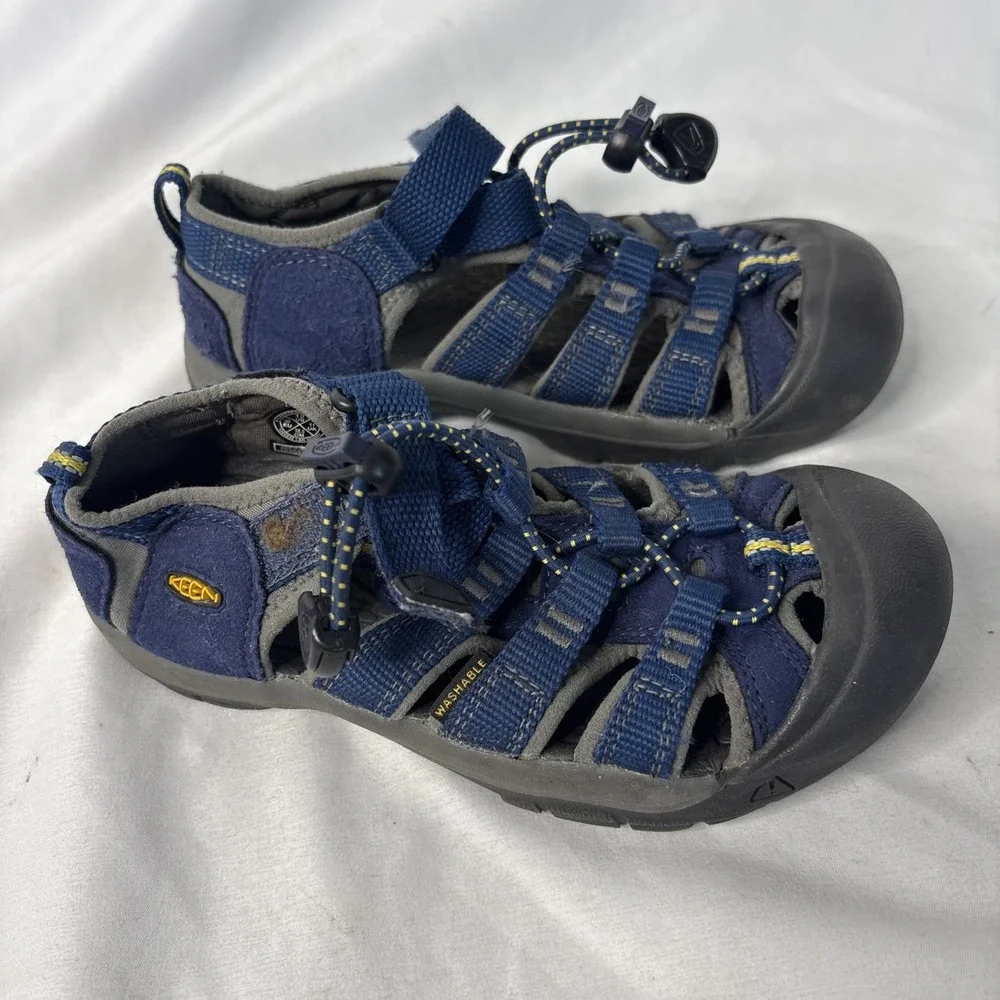 Keen Newport H2 Blue Sandals Kid Sz 12 Waterproof Outdoor Hiking Fisherman Shoes